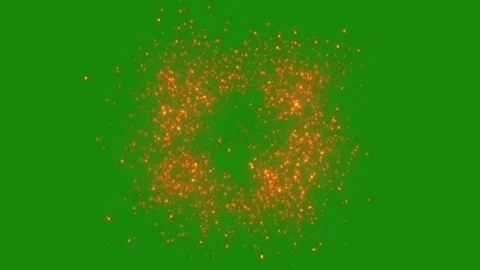 A bright, magical flash of glowing lights. Stock Footage 328235649