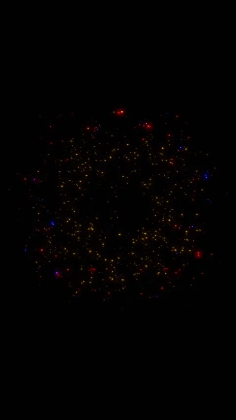 A bright, magical flash of glowing lights. Stock Footage 328235658