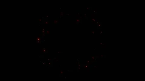 A bright, magical flash of glowing lights. Stock Footage 328235661