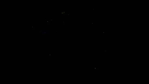 A bright, magical flash of glowing lights. Stock Footage 328235740