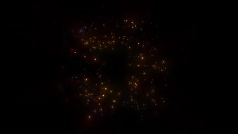 A bright, magical flash of glowing lights. Stock Footage 328235777
