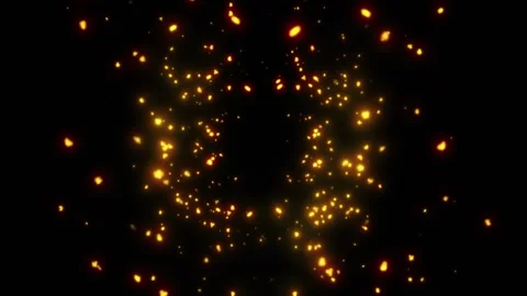 A bright, magical flash of glowing lights. Stock Footage 328235778