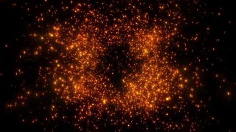 A bright, magical flash of glowing lights. Stock Footage 328235811