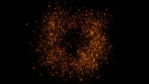 A bright, magical flash of glowing lights. Stock Footage 328235848