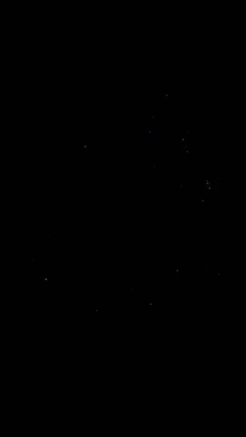 A bright, magical flash of glowing lights. Stock Footage 328235853