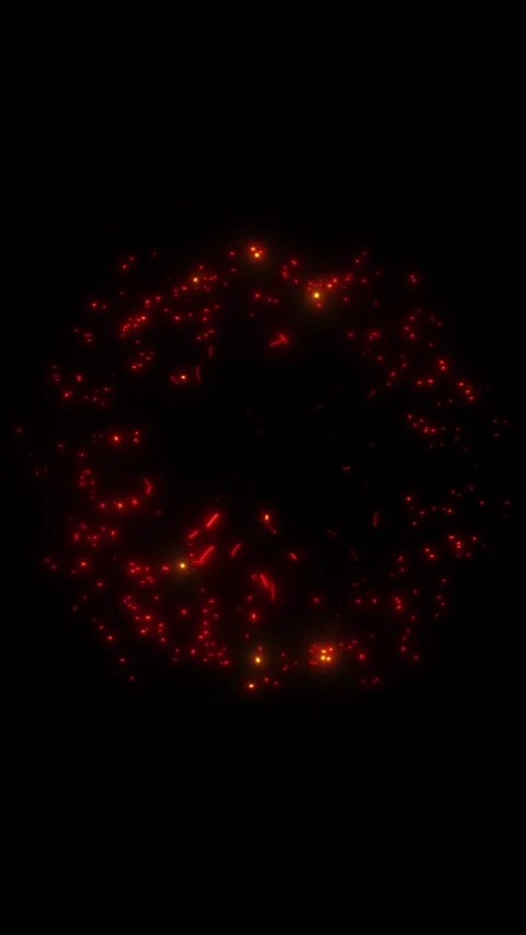 A bright, magical flash of glowing lights. Stock Footage 328235866