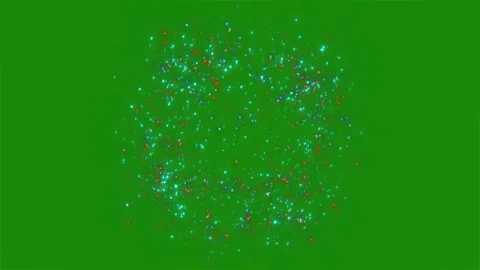 A bright, magical flash of glowing lights. Stock Footage 328235897