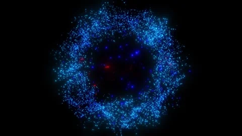A bright, magical flash of glowing lights. Stock Footage 328235938