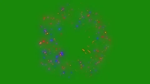 A bright, magical flash of glowing lights. Stock Footage 328235957
