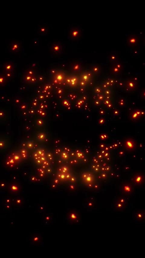 A bright, magical flash of glowing lights. Stock Footage 328235958
