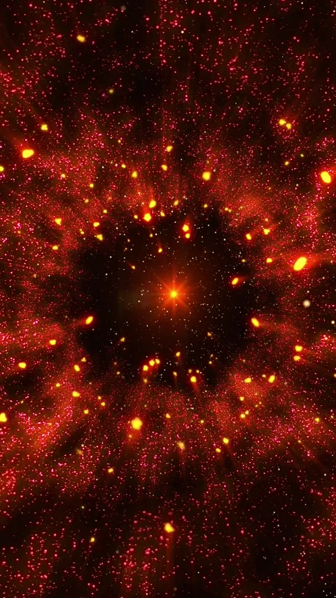 A bright, magical flash of glowing lights. Stock Footage 328467748