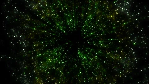 A bright, magical flash of glowing lights. Stock Footage 328467801