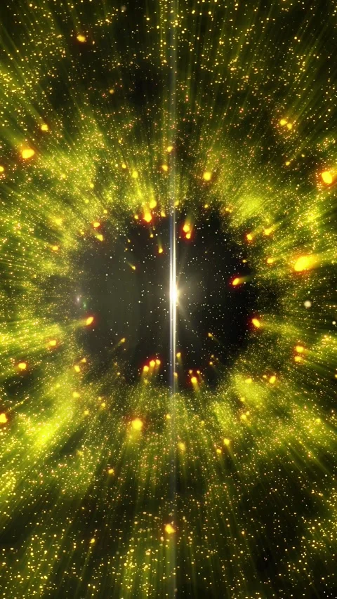 A bright, magical flash of glowing lights. Stock Footage 328467818