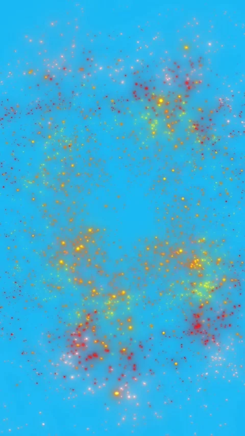 A bright, magical flash of glowing lights. Stock Footage 328467831