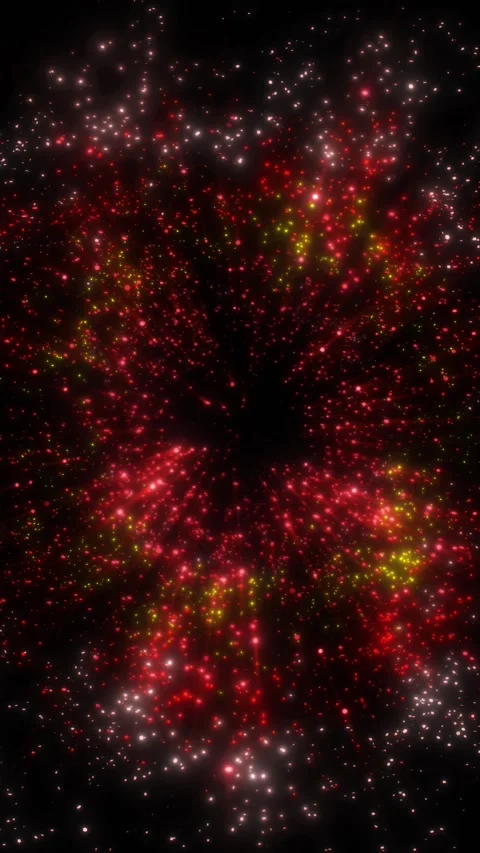 A bright, magical flash of glowing lights. Stock Footage 328467855