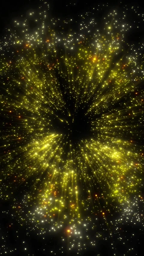 A bright, magical flash of glowing lights. Stock Footage 328467873