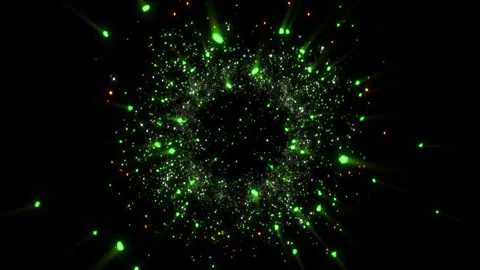 A bright, magical flash of glowing lights. Stock Footage 328467879