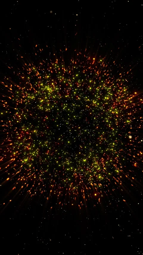A bright, magical flash of glowing lights. Stock Footage 328467913