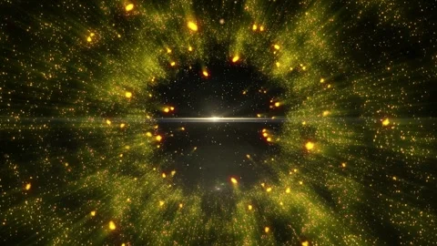 A bright, magical flash of glowing lights. Stock Footage 328467940