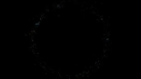 A bright magical flash resembles multi-colored and fiery fireworks Stock Footage 276652725