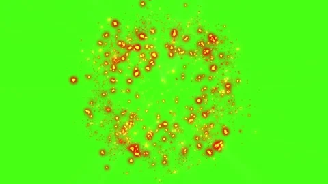 A bright magical flash resembles multi-colored and fiery fireworks Stock Footage 276653473