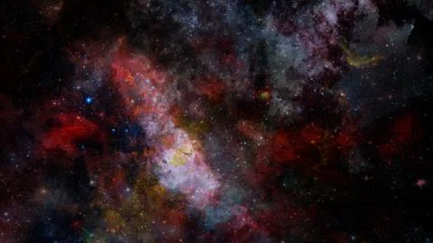Bright massive stars in the nebula. Elements of this image furnished by NASA. Foto stock