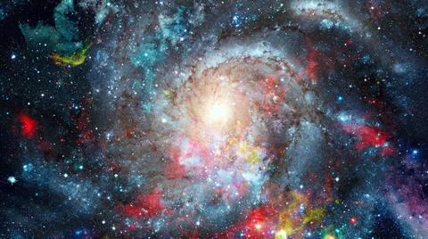 Bright massive stars in the nebula. Elements of this image furnished by NA... Stock Photos
