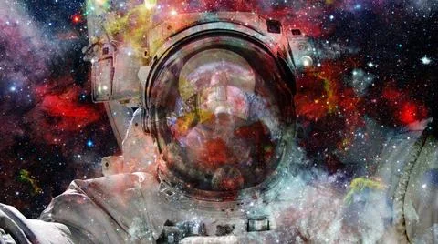 Bright massive stars in the nebula. Elements of this image furnished by NA... Foto stock