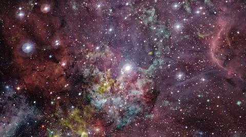 Bright massive stars in the nebula. Elements of this image furnished by NA... Stock Photos