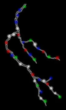 Bright Mesh Carcass Lightning with Flash Spots イラスト素材