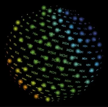 Bright Mesh Network Candy Abstract Sphere with Flash Spots 스톡 일러스트