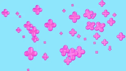 Bright minimalist 3D background animation. Stock Footage 252088342
