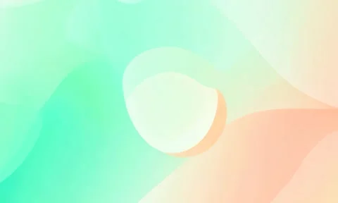 A bright mint and soft peach gradient background Stock Footage 304565482