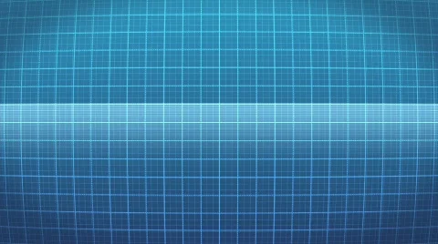 Bright monitor with basic effects but without graph lines  Stock Footage 503666
