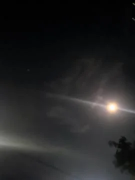 Bright moon Stock Photos