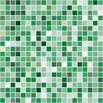 Bright mosaic seamless pattern background square tiles Stock Illustration