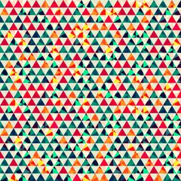 Bright mosaic seamless pattern Stock Illustration