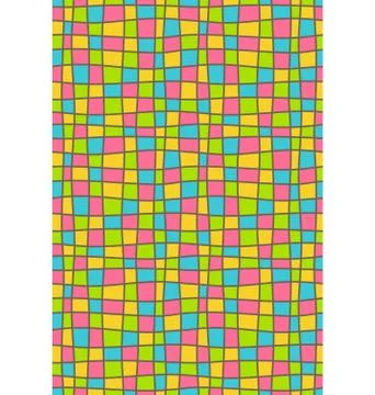 Bright mosaic seamless pattern Stock Illustration