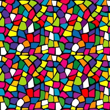 Bright mosaic texture Stock Illustration