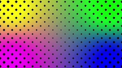 Bright Mosaic Tiles Pattern Abstract Colorful Vector Background Video stock 325180428
