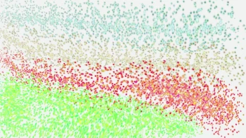 Bright moving background, beautiful animation for design Video stock 337534780