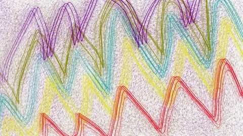 Bright moving background, beautiful animation for design Video stock 337537571