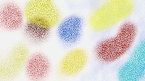 Bright moving background, beautiful animation for design Stock Footage 337537881