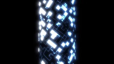 Bright moving lights on the center pillar of the frame Vídeos de archivo 315435153