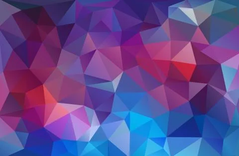 Bright mulicolor triangle mosaic background Stock Illustration