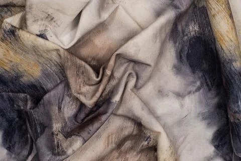 Bright multi-colored fabric. Stock Photos