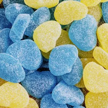 Bright multi colored sweet candies Stock Photos
