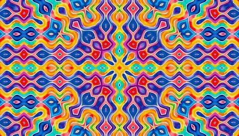 Bright multicolor background with colorful abstract pattern Stock Illustration