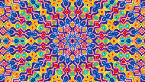 Bright multicolor background with colorful abstract pattern イラスト素材