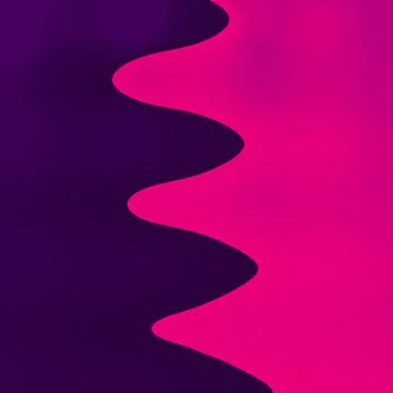 Bright multicolored abstraction. Gradient banners with flowing fluid shapes. Stock Illustration